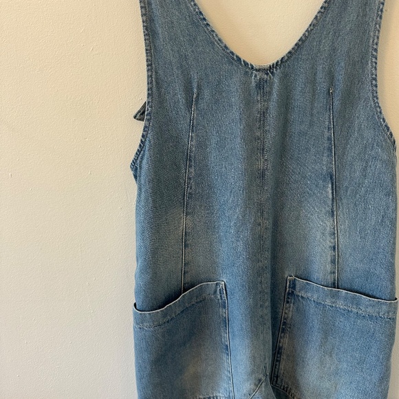 We The Free High Roller Jumpsuit in Light Wash | Size XS - Picture 7 of 14